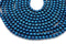 Blue Hematite Gemstone Beads, 6mm, Round